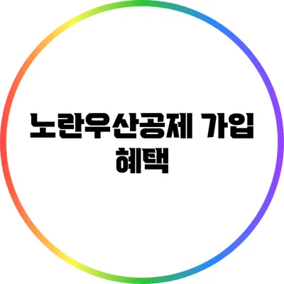 노란우산공제 가입 혜택