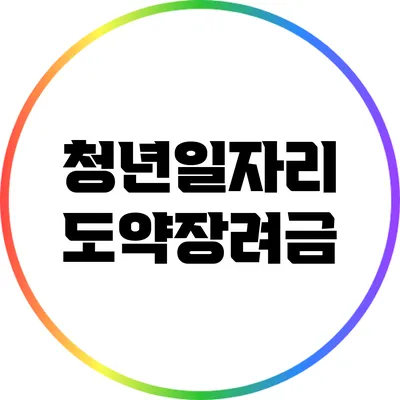 청년일자리 도약장려금
